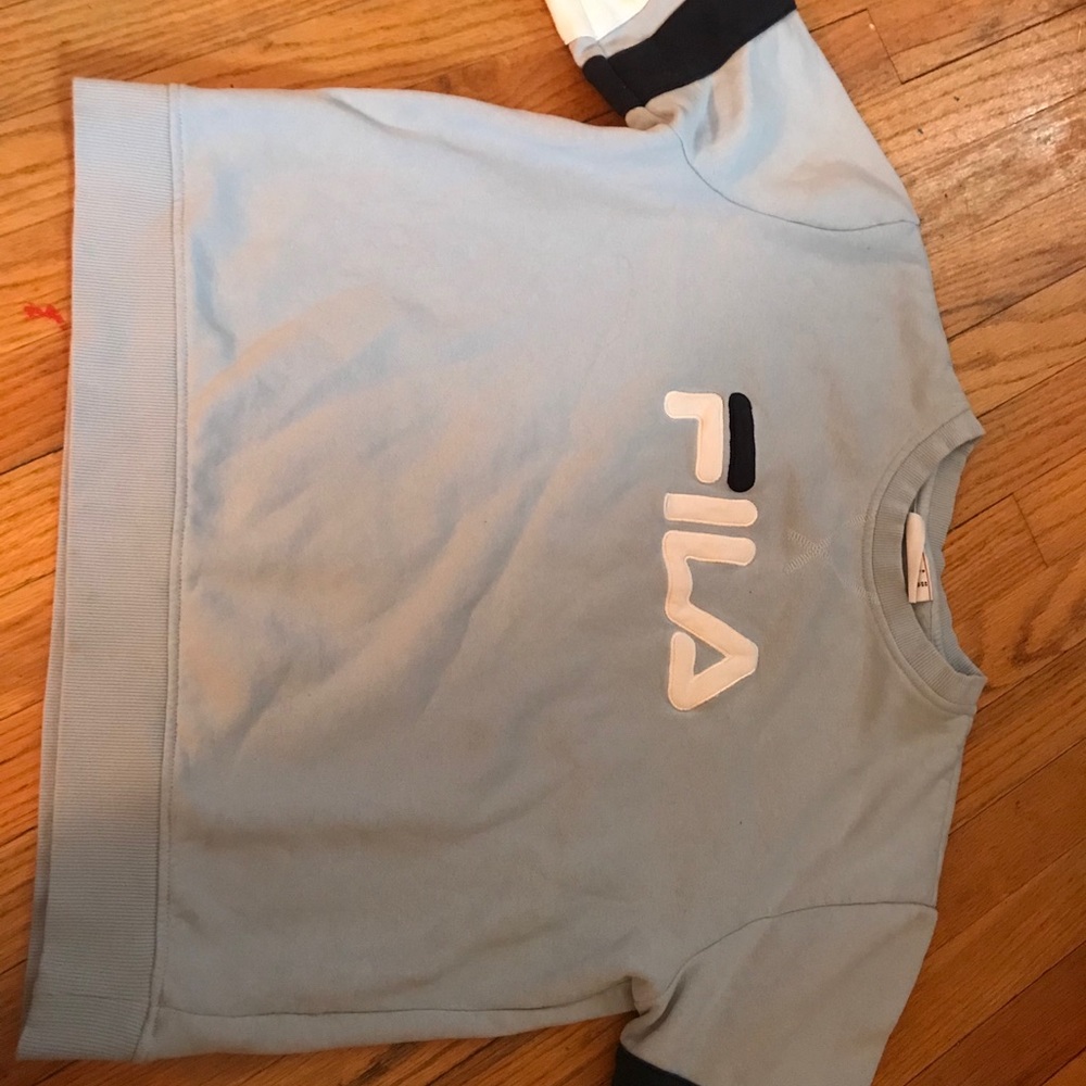 Baby Blue Fila Sweatshirt!!
